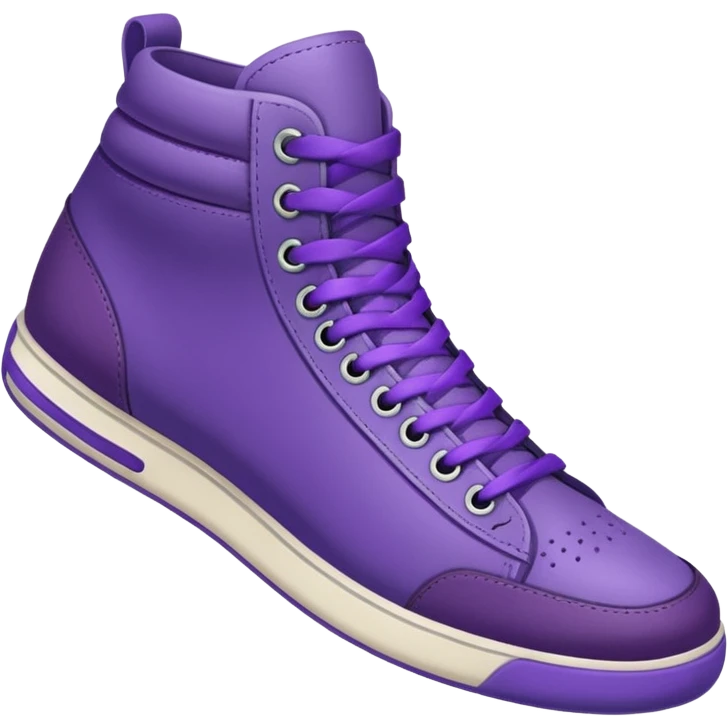 purple sneakers emoji