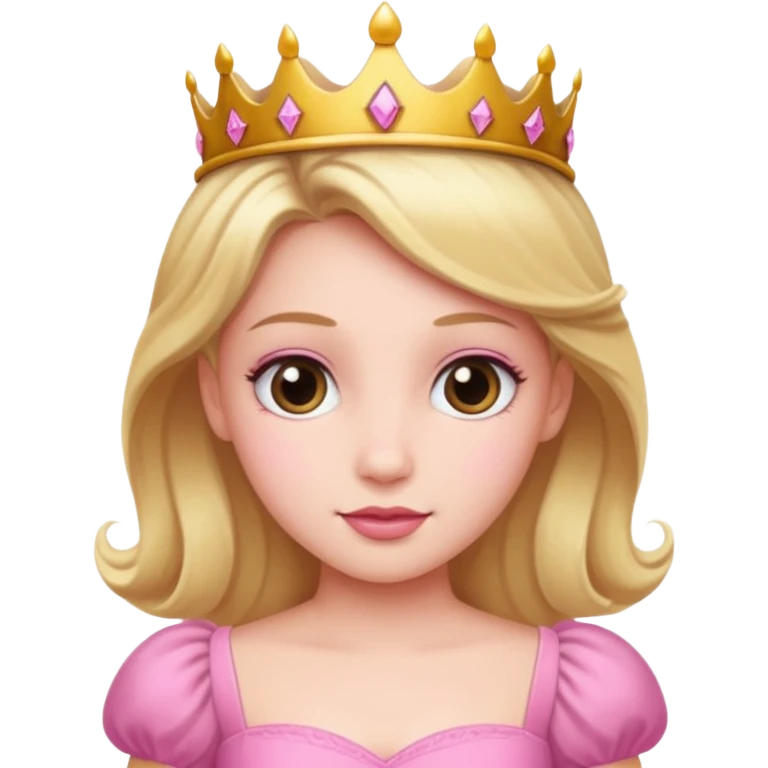princess in a pink dress emoji