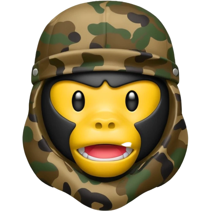 Сделай логотип Bape emoji
