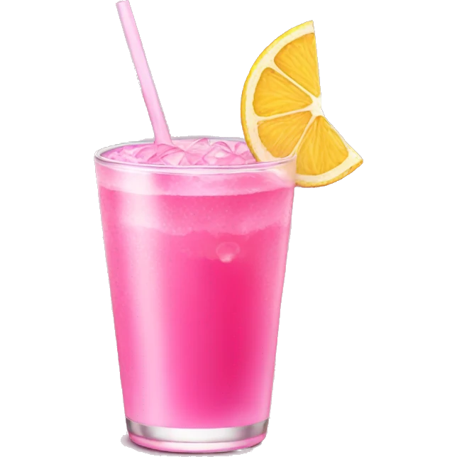 Pink drink emoji