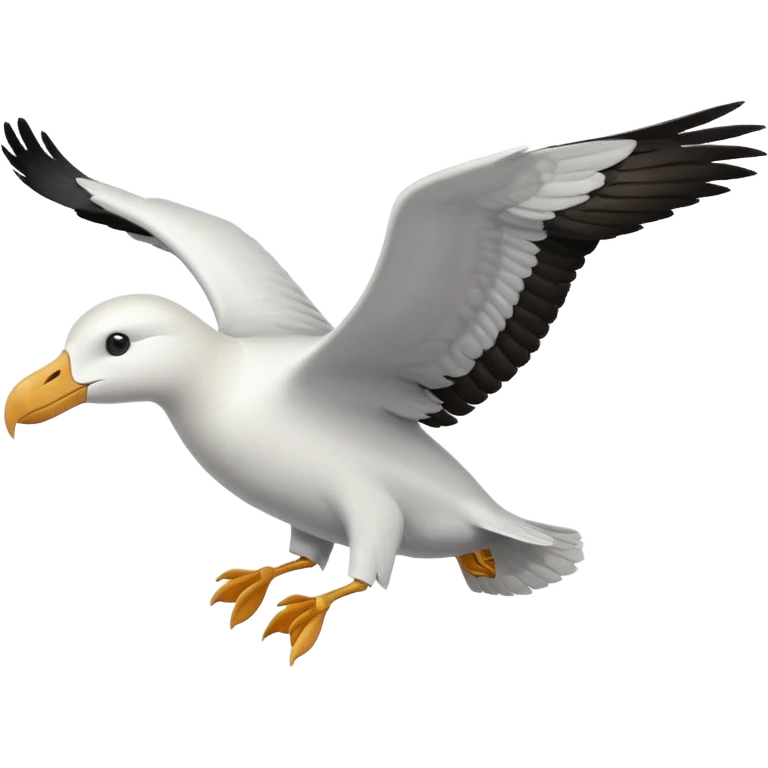 Albatross flying emoji