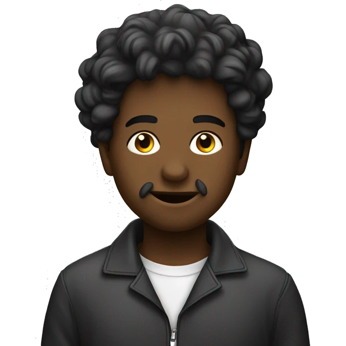 Deux mecs noirs entrain de de s'embrasser emoji