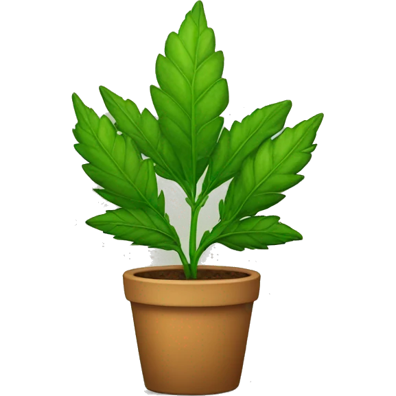 Weed plant emoji