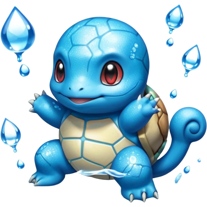 glitter pokemon squirtle emoji