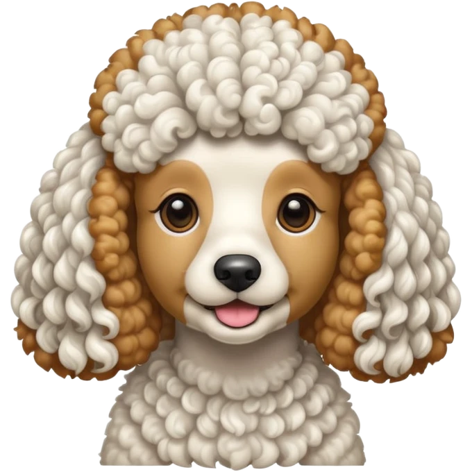 Perro caniche emoji