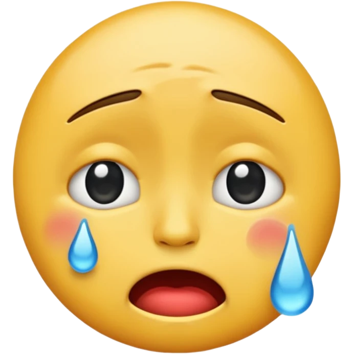 A crying emoji that is drepatic looking emoji