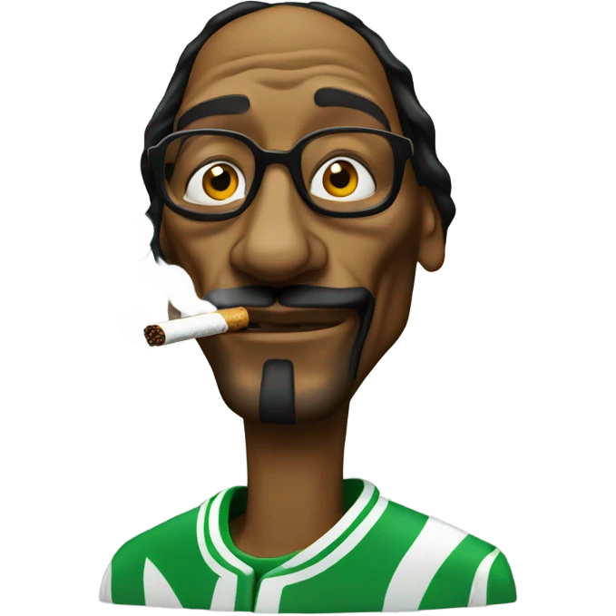 Snoop dogg smoking emoji