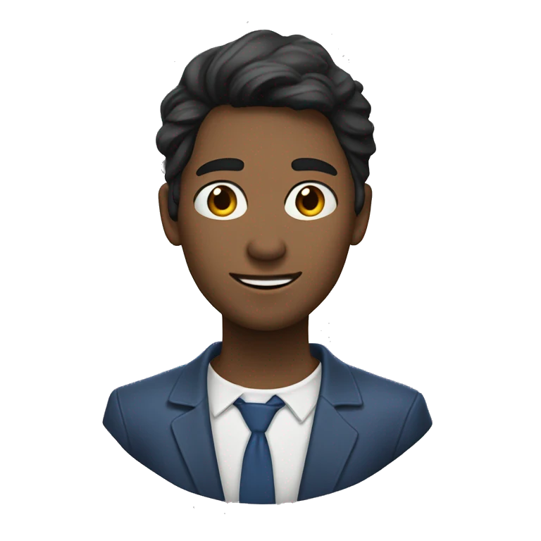 молодая девушка с черными волосами и сединой  emoji