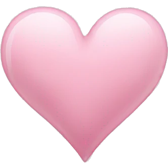 broken light pink heart emoji