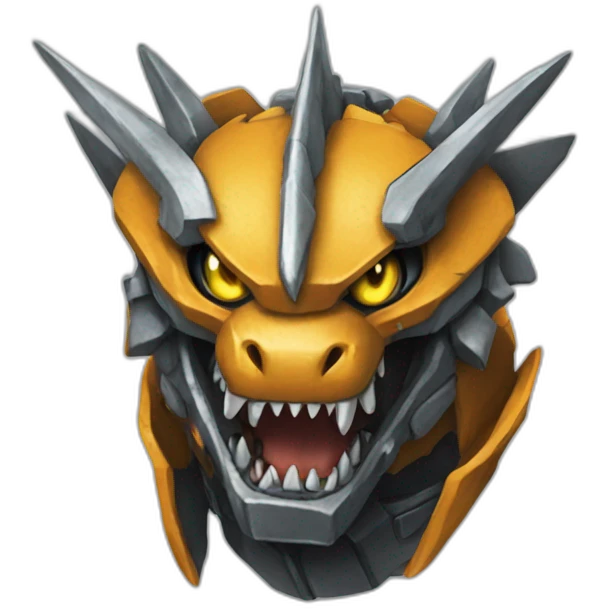 metal greymon  emoji
