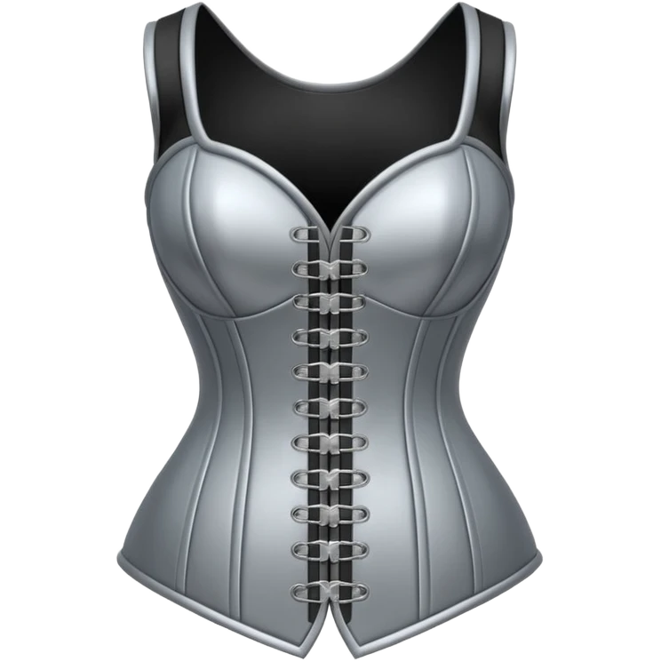 thick steel corset-blazer emoji