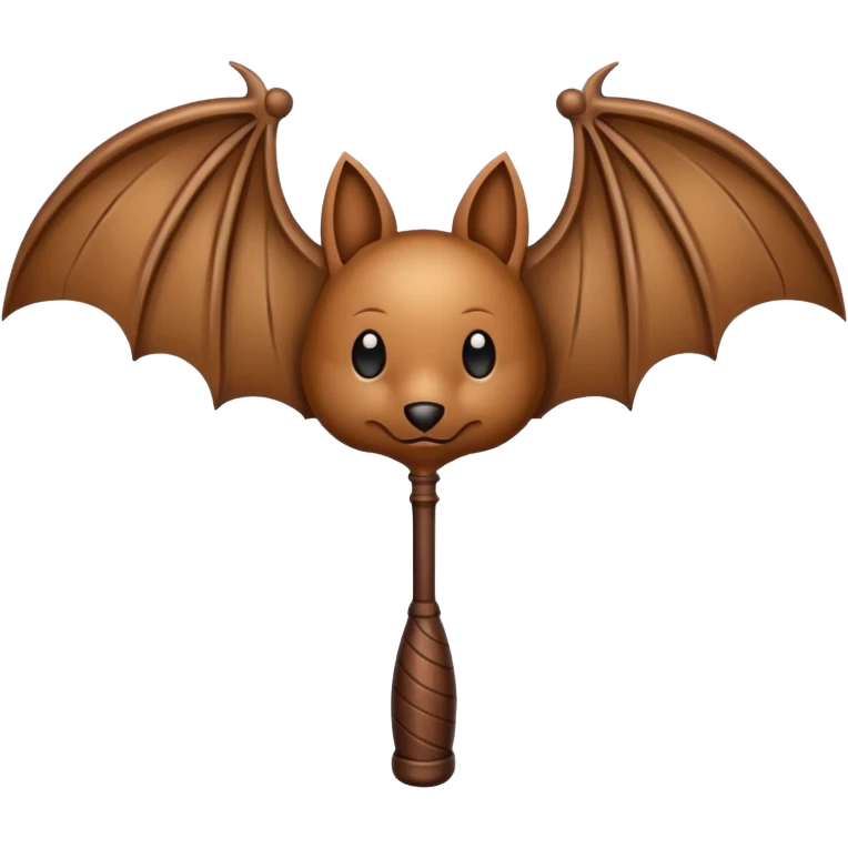 Wooden bat emoji