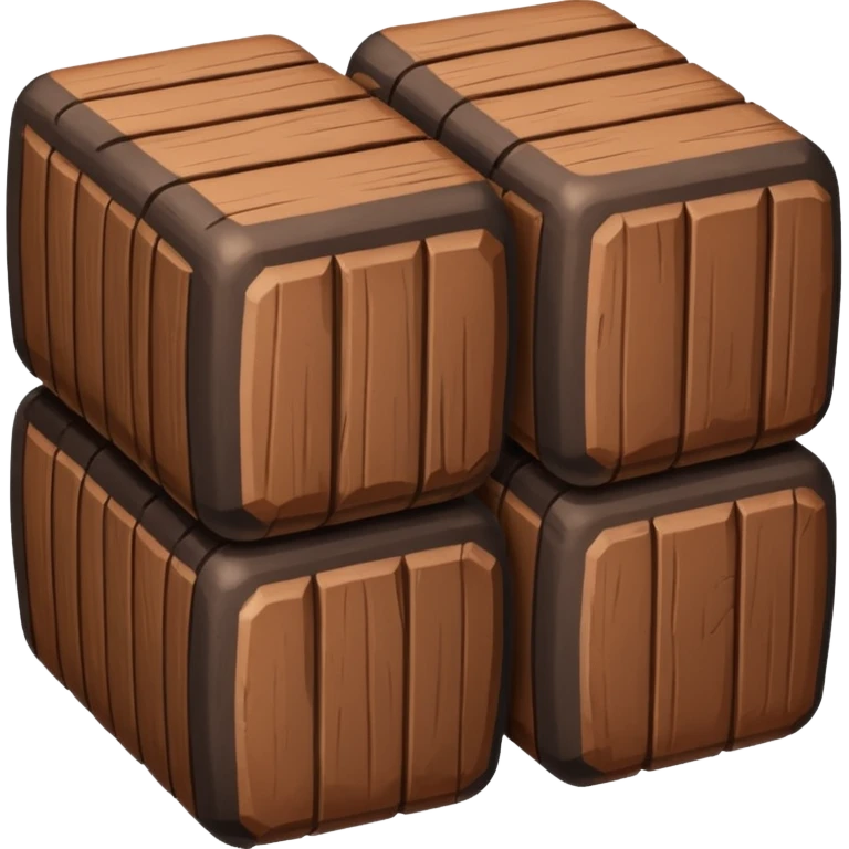 WOODEN briquette emoji