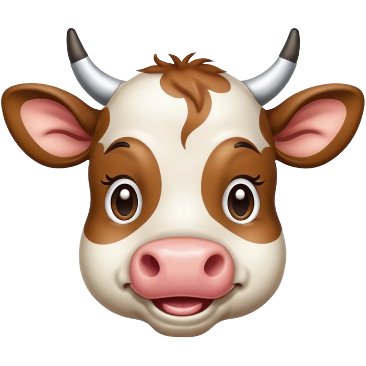 Happy cow emoji