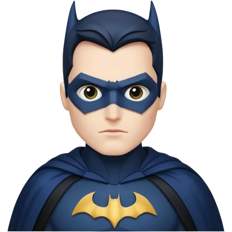 Batman not black emoji