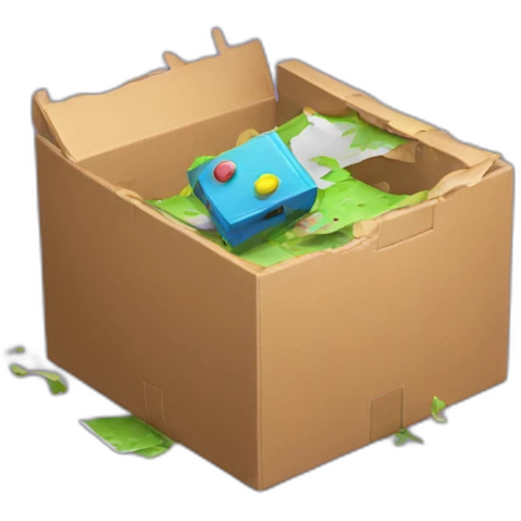 Game box destroyed emoji