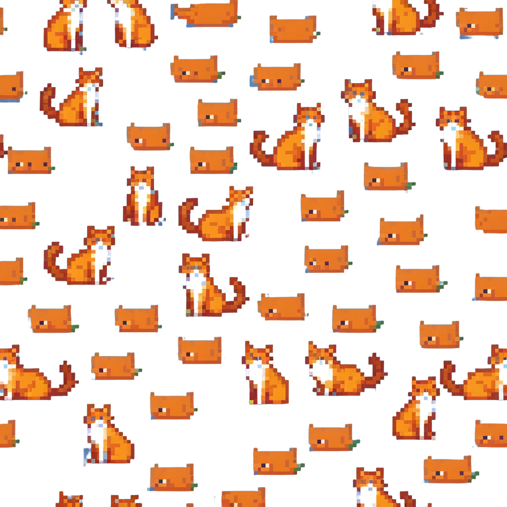 orange cat sitting emoji