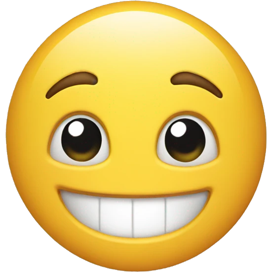 Smiling button  emoji