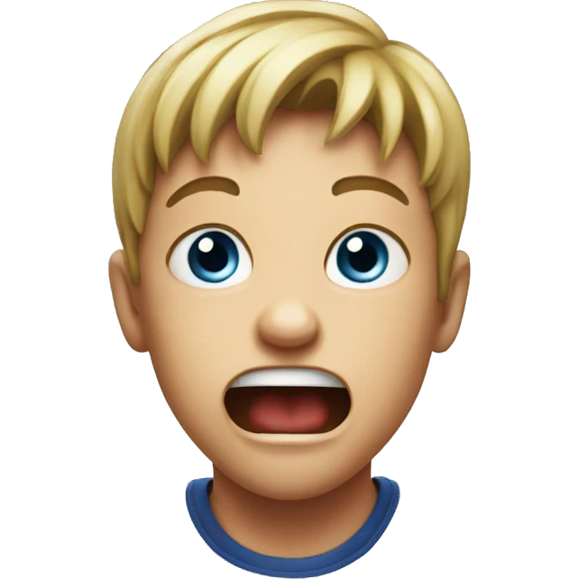 kid raging on a game emoji