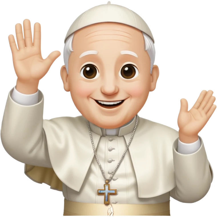 The pope dancing  emoji