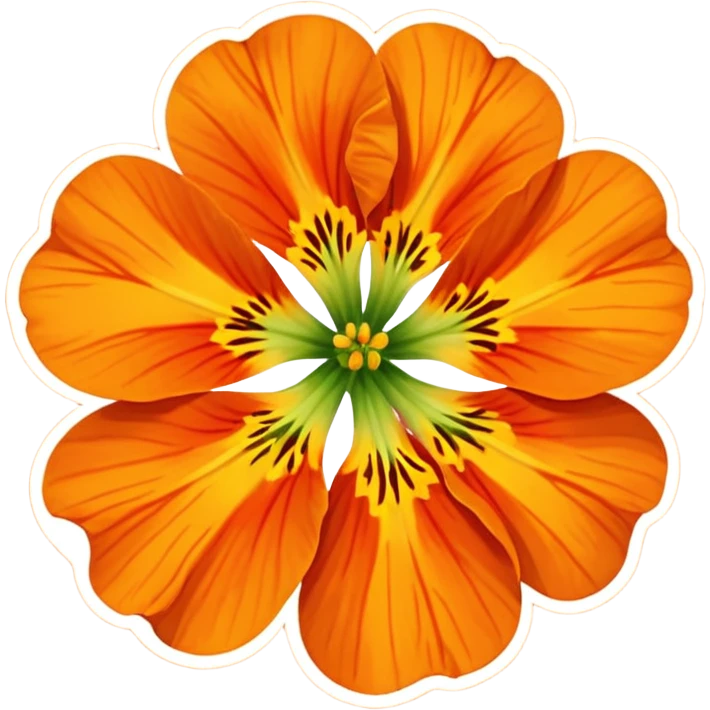 nasturtium flower emoji