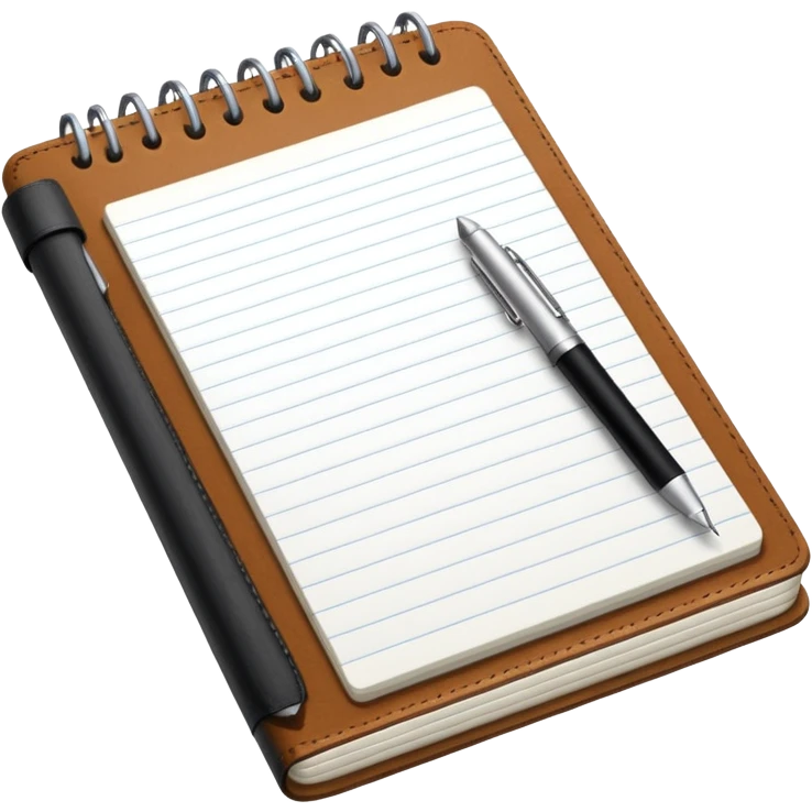 a notebook that says "NotebookLM" on it emoji