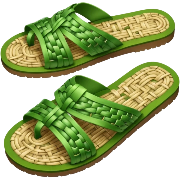 grass sandals emoji