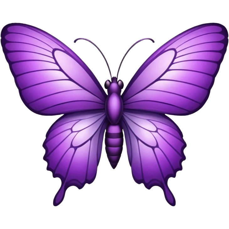 Mariposa morada emoji