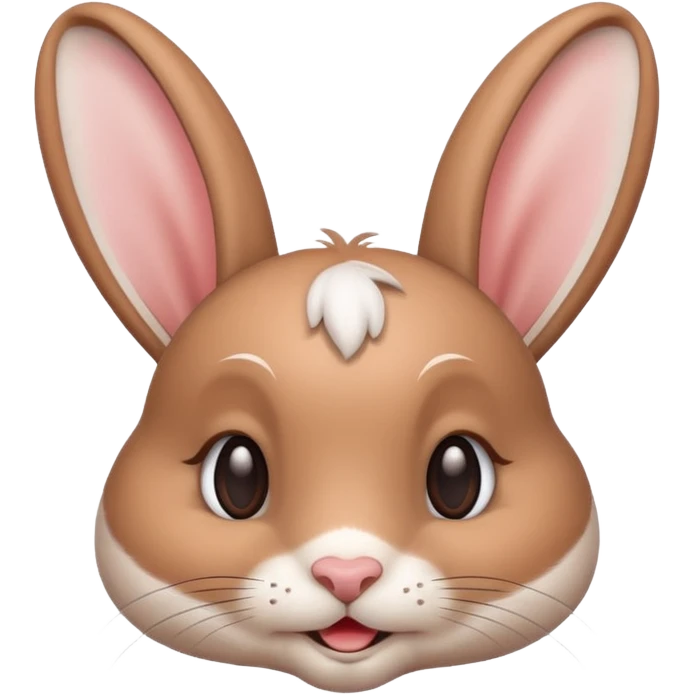 wink rabbit with one ear up emoji