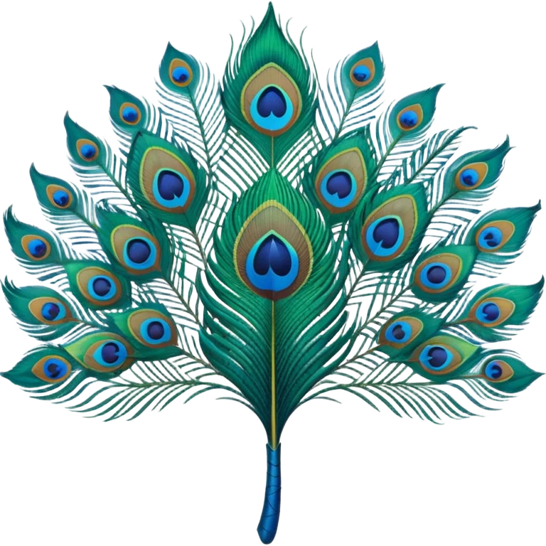 Create me one peacock feather emoji