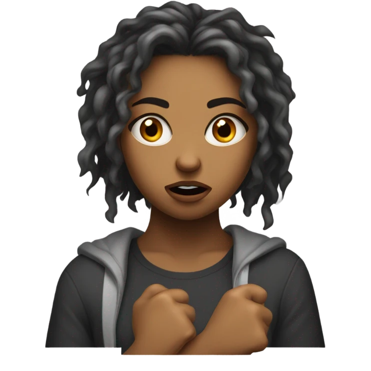 Mad girl  emoji