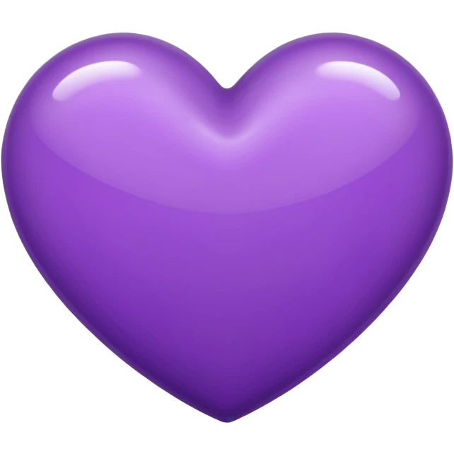 violet purple heart emoji