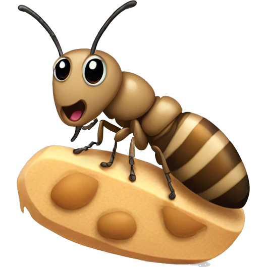 Hungry Cute Termite emoji