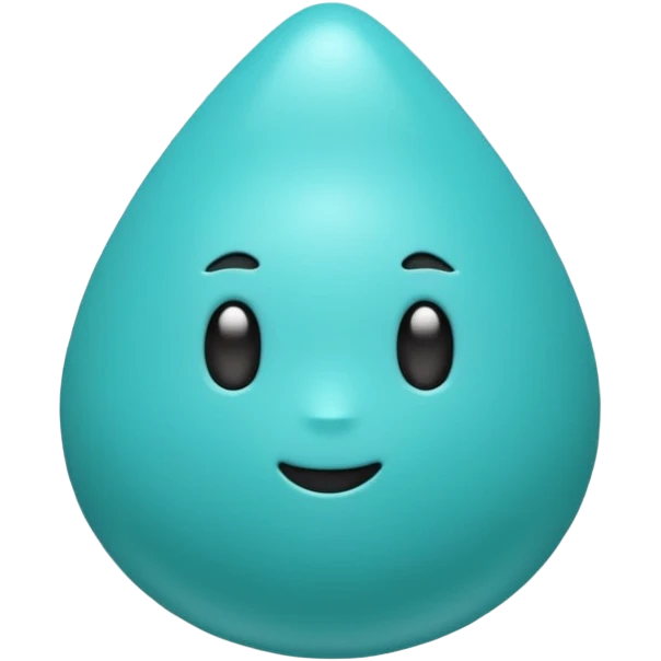 Cute turquoise aesthetic  emoji