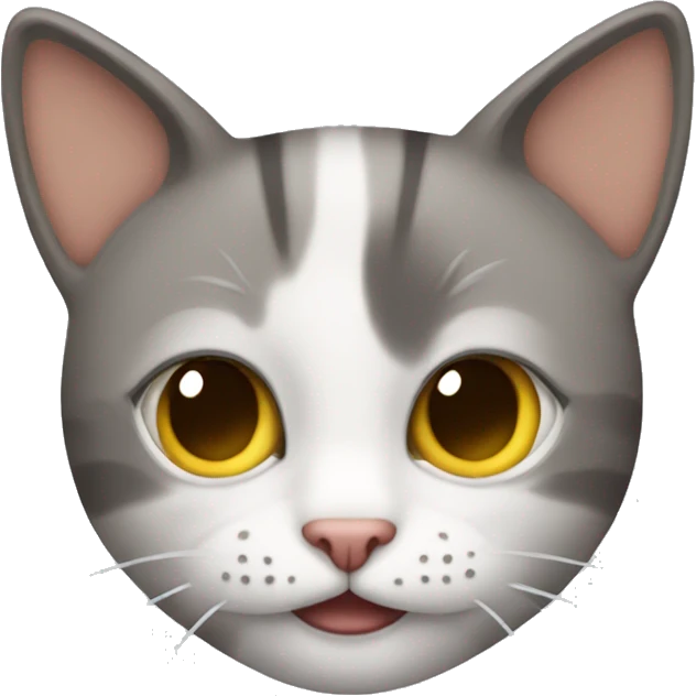 Un gato muy enojado emoji