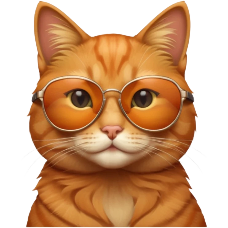Cat wearing sunglasses emoji
