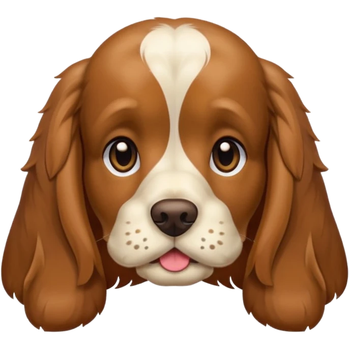 A cocker spaniel  emoji