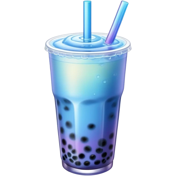blue bubble tea emoji