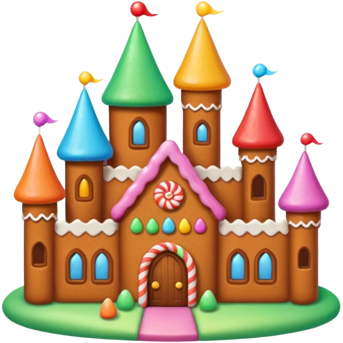candy castle emoji