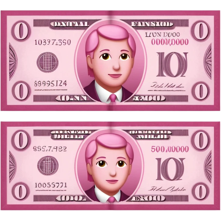 pink money emoji emoji