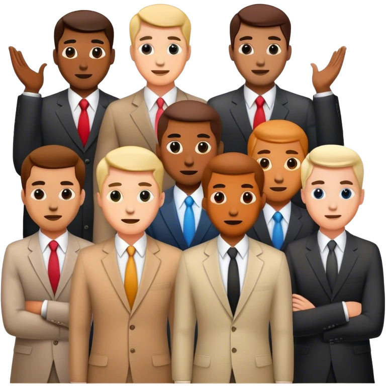 businessmen Photorealistic emoji