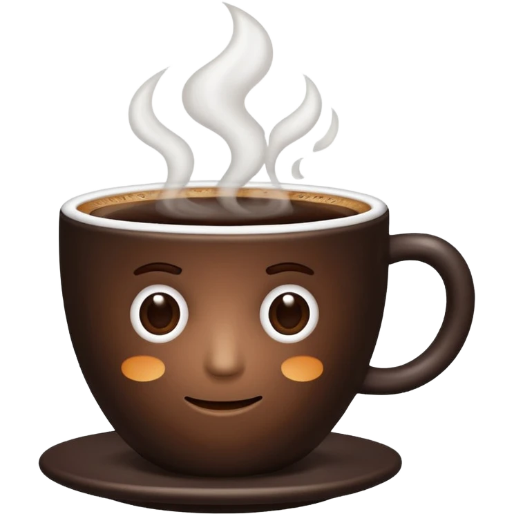 Non mais la on dirait du café et en plus la atse à un visage, wtf c'est quoi ça emoji