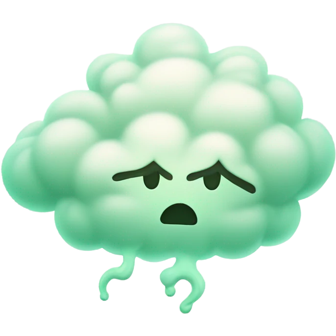 Fart cloud emoji