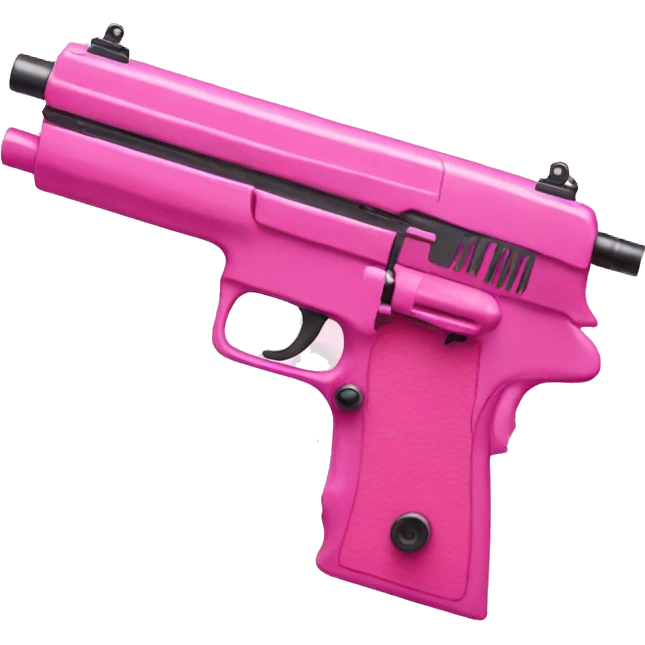Pink gun emoji