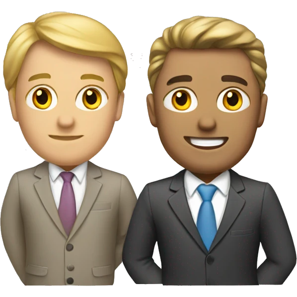 Two finance advisor emoji