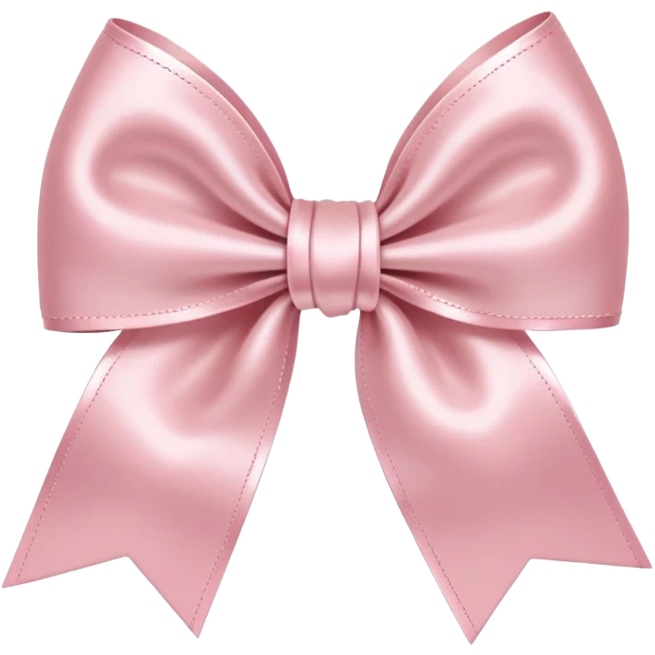 light pink bow emoji