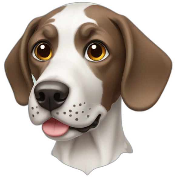 Pointer dog emoji