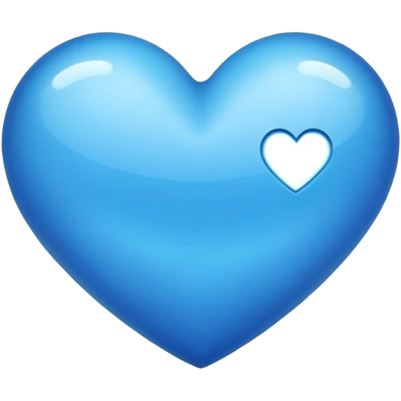 cuore celeste emoji