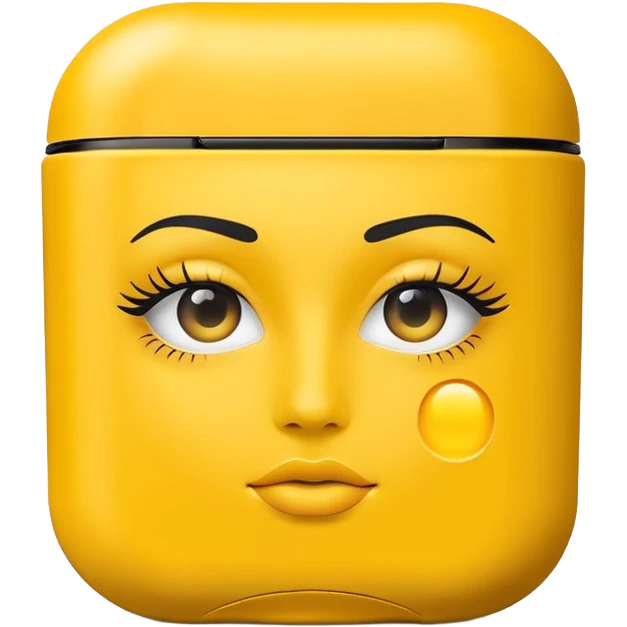 yellow makeup packaging emoji