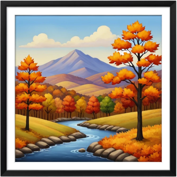 thumbnail picture mac os, painting on wall, autumn emoji